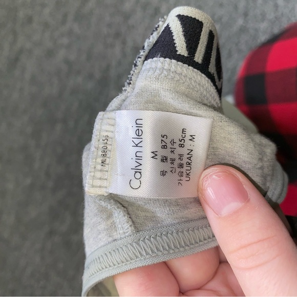 Calvin Klein Gray Bralette - Picture 5 of 5